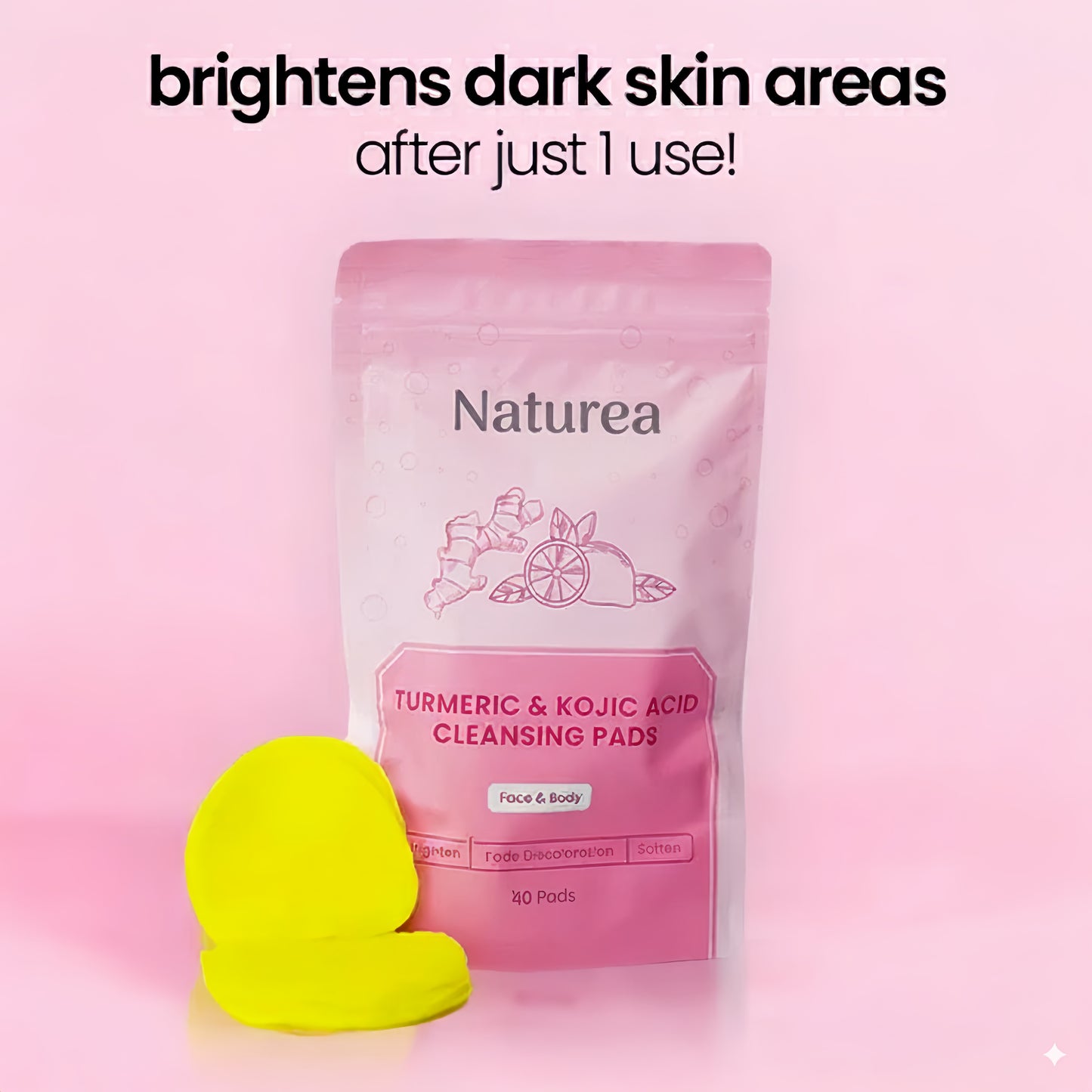 Turmeric & Kojic Acid Brightening Pads